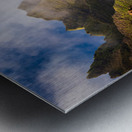 View of the fluted rocks of the Na Pali coastline Impression metal