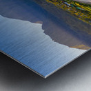 Aerial drone shot of Hanalei bay Metal print