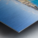 Aerial view of Waikiki looking towards Honolulu Impression metal