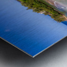 Hanalei bay and beach on Kauai in Hawaii Impression metal