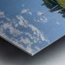 Large cross on top of the chapel in the Valley of the Temples Impression metal