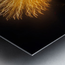 Abstract treatment of fireworks over Pittsburgh Metal print