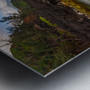 Long exposure image of the pool known as Queens Bath on  Kauai Metal print