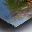 Narrow street in Anafiotika in Athens Greece Metal print