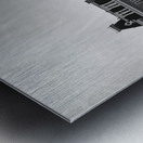 Woodburn Hall at West Virginia University in Morgantown WV Impression metal