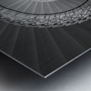 Tulip staircase in Queens Palace in Greenwich Metal print