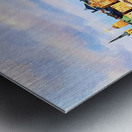 Water color of Gamla Stan in Stockholm Metal print