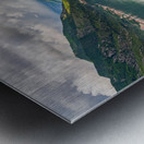 Steep path by church above Old town of Kotor Metal print