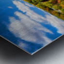 Painting of fall colors on Cheat Lake Morgantown Metal print