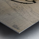 Ancient mariners map of Cuba and Jamaica Metal print