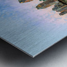 Sketch of San Diego Skyline at sunset  Metal print