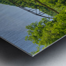 View of Jenkinsburg Bridge over Cheat River Impression metal