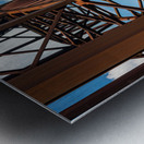 Metal structure of the New River Gorge Bridge Impression metal