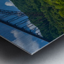 Rafters at the New River Gorge Bridge Metal print