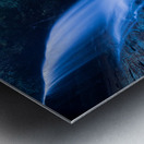 Silver Run falls waterfall near Cashiers NC Metal print