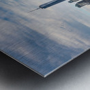 Panorama of Manhattan with calm artificial water Metal print