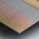 Sunrise over ocean with sideways pan Metal print