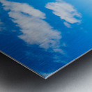 Empty sand and cliffs Polihale beach Metal print