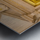 Gold doors Basilica of Mongomo in Equatorial Guinea Metal print