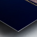 Buda Castle at night in Budapest Metal print