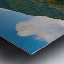 Schloss Schoenbuehel on Danube riverbank Metal print