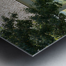 Wooden rocking chair on porch of old house Impression metal