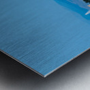 Skyline of Denver at dawn Metal print