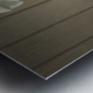 President Lincoln statue with focus on fist Impression metal