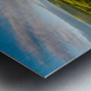 Typical english or welsh farming country Metal print