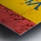 Macro photo of state of Virginia name on newstand Metal print