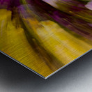 Flower blossoms in curling pattern Metal print