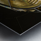 Detail of lighthouse lens at Lizard Light house in Cornwall Metal print