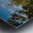 View across the rolling countryside of Cornwall Metal print