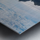 Dramatic rocks at Kynance Cove near the Lizard in Cornwall Metal print