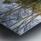 St Just in Roseland parish church in Cornwall UK Metal print