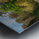 St Just in Roseland parish church in Cornwall UK Metal print