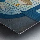 Detail of wall mural of George Washington Metal print