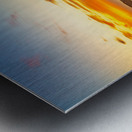 Sunset over Charlotte Amalie St Thomas Metal print