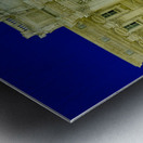 Trevi fountain details in Rome Italy Metal print