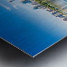 Dramatic panoramic photo Sydney harbor Impression metal