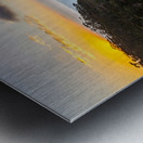 Sunrise from Echo Point in Blue Mountains Australia Impression metal