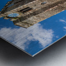 St Marys Church in historic Conwy in North Wales Metal print