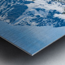 Majestic mountains from Keystone Canyon rise over trees Metal print