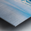 Cruise boat wake leaving Prince William Sound and Valdez Metal print