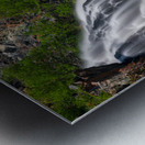 Dramatic waterfall of Horsetail Falls in Keystone Canyon Metal print