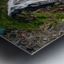 Dramatic waterfall of Horsetail Falls in Keystone Canyon Metal print