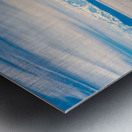 Cruise boat wake leaving Prince William Sound and Valdez Metal print