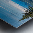 Panorama of the mountain range at Icy Strait Point in Alaska Metal print