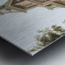 Sepia of Woodburn Hall at WVU in Morgantown Metal print