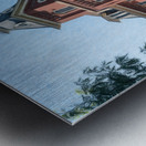 Pencil sketch of Woodburn Hall at WVU in Morgantown Metal print